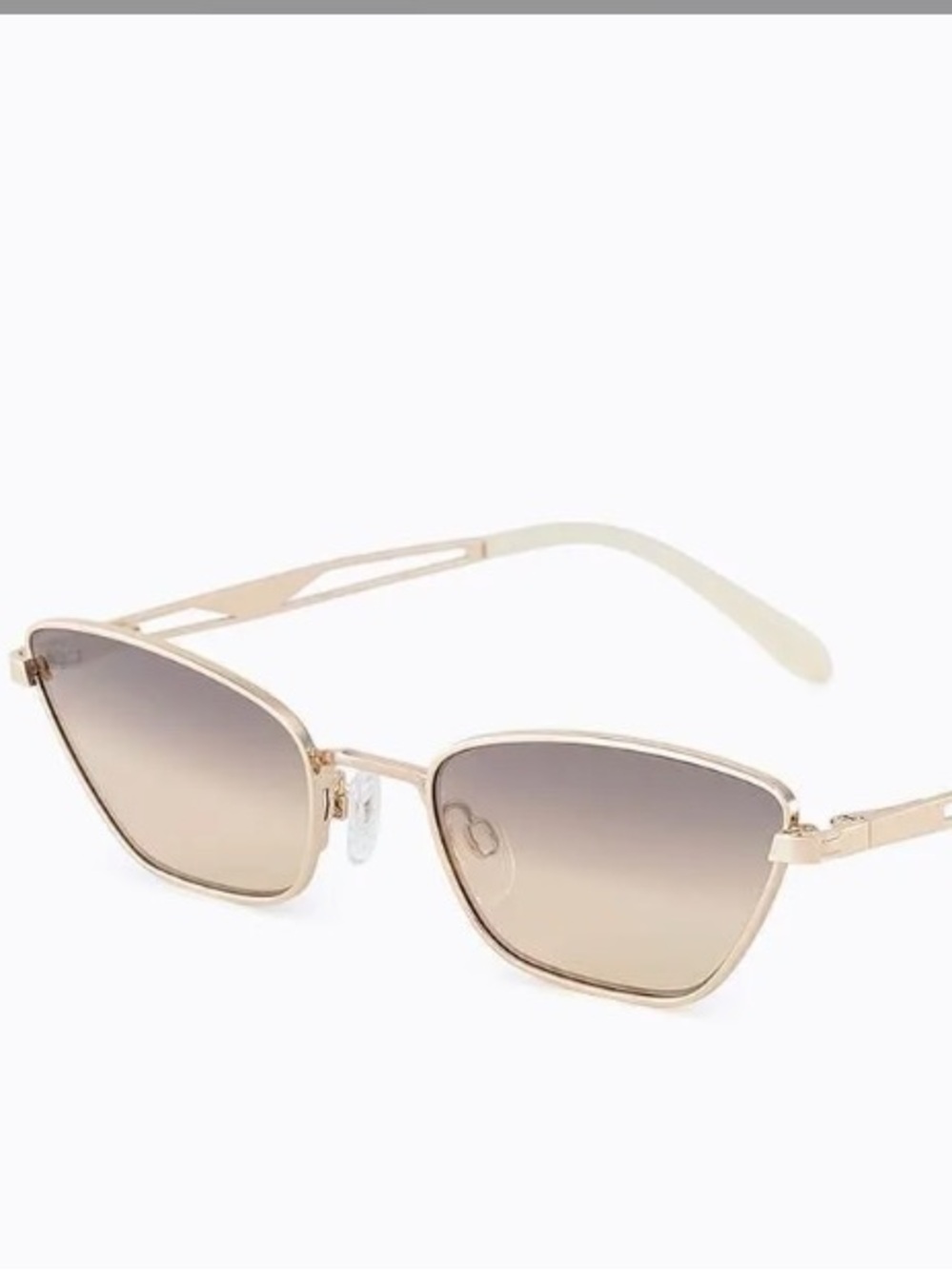 NEW Carolina Lemke CATO Gold Metal Sunglasses Gradient Lenses Hollywood Glam - Picture 10 of 10